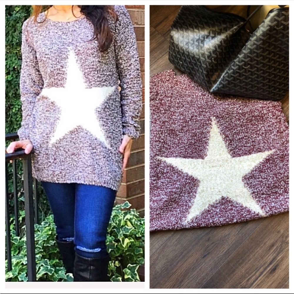 NWOT *RARE from Paris* Star Sweater